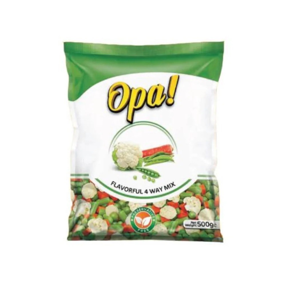 OPA 4 WAY MIX VEGETABLE 500G