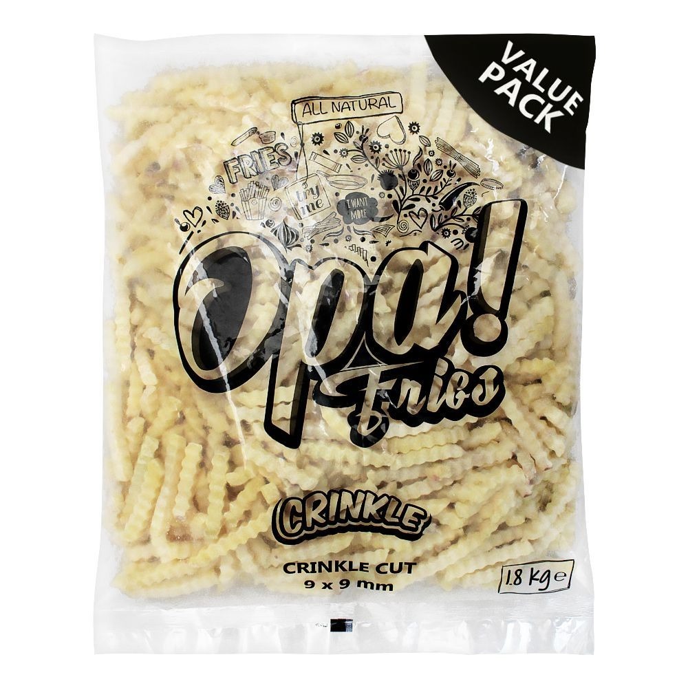 OPPA CRINKLE  FRIES 1.8KG
