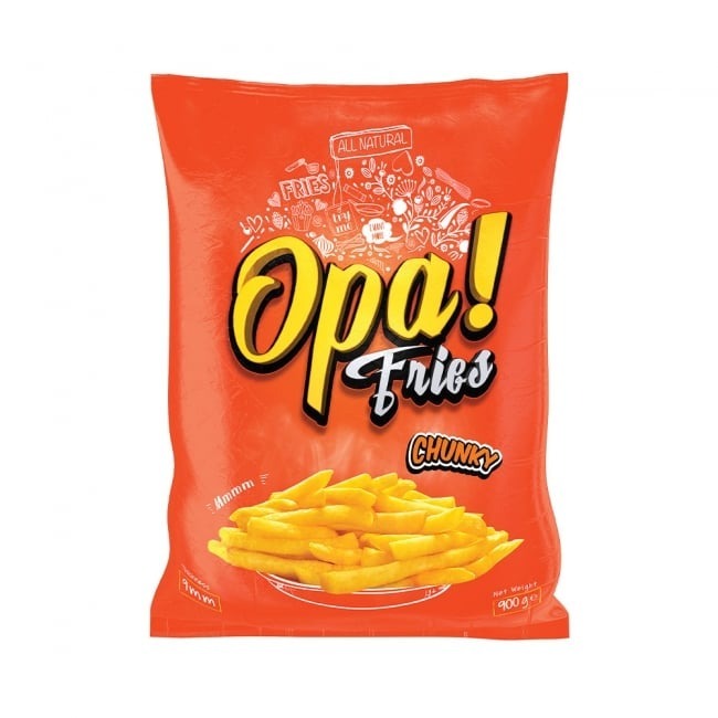 OPPA CHUNKY FRIES 900GM