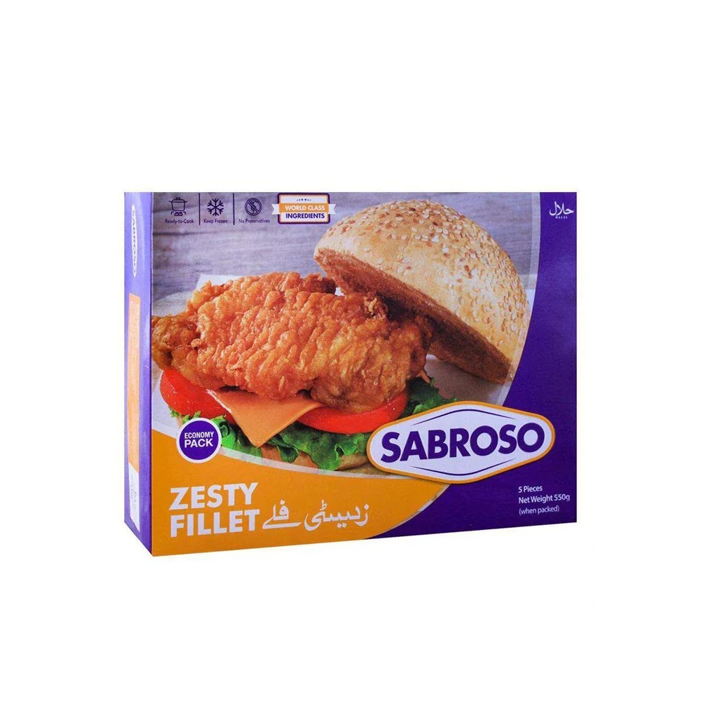 SABROSO ZESTY FILLET 5P 550G