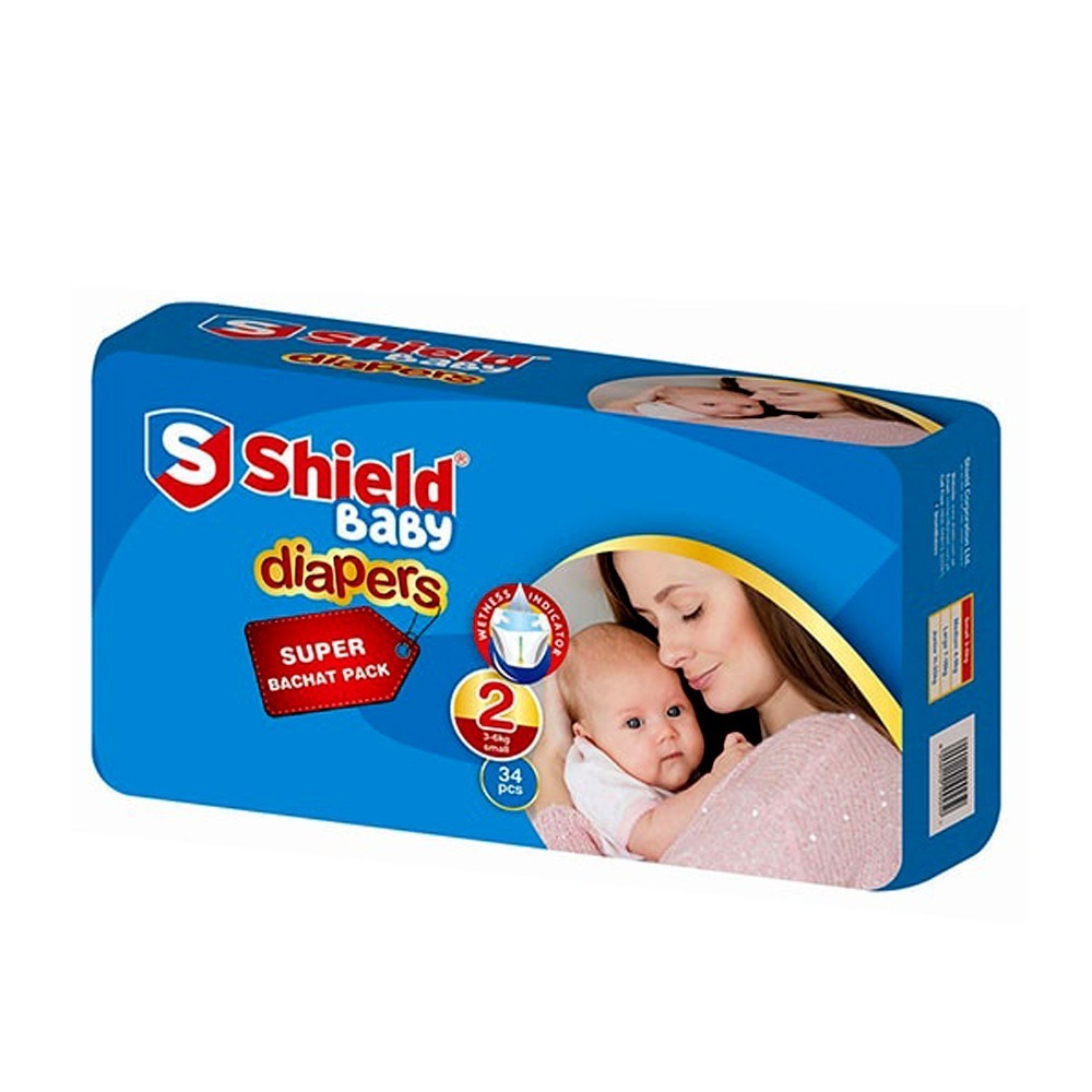 SHIELD BABY DIAPERS M-BACHET 30PCS