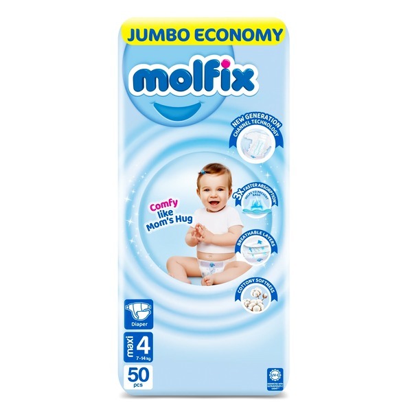 MOLFIX DAIPERS MAXI 50PCS NO.4