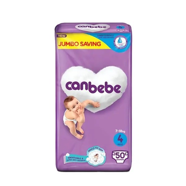 CANBEBE JUMBO  Daipers  NO 4 50PCS