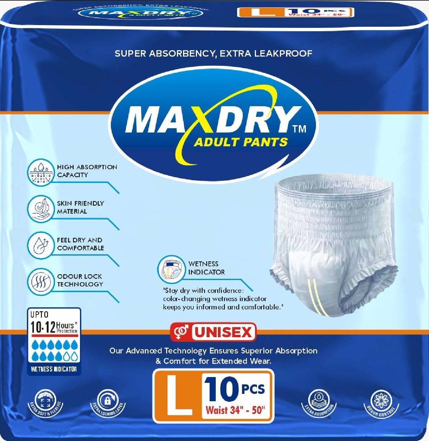 MAX DR ADULT PANTS LARGE