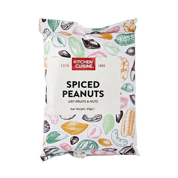 KITCHEN CUISINE SPICED PEANUTS 43G