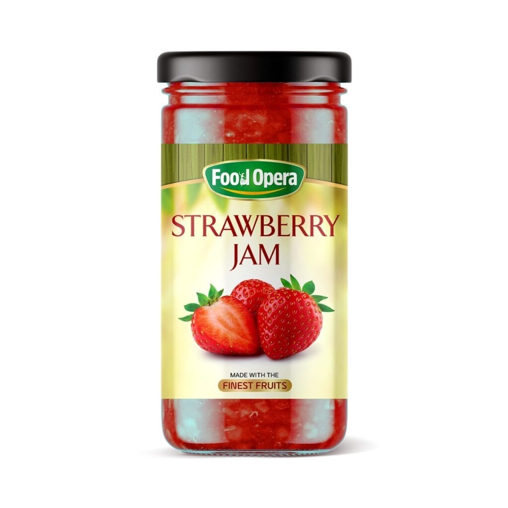 FOOD OPERA STRAWBERY JAM 420GM