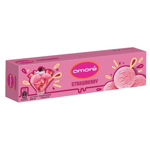 OMORE STRAWBERRY BRICK 650ML BAR