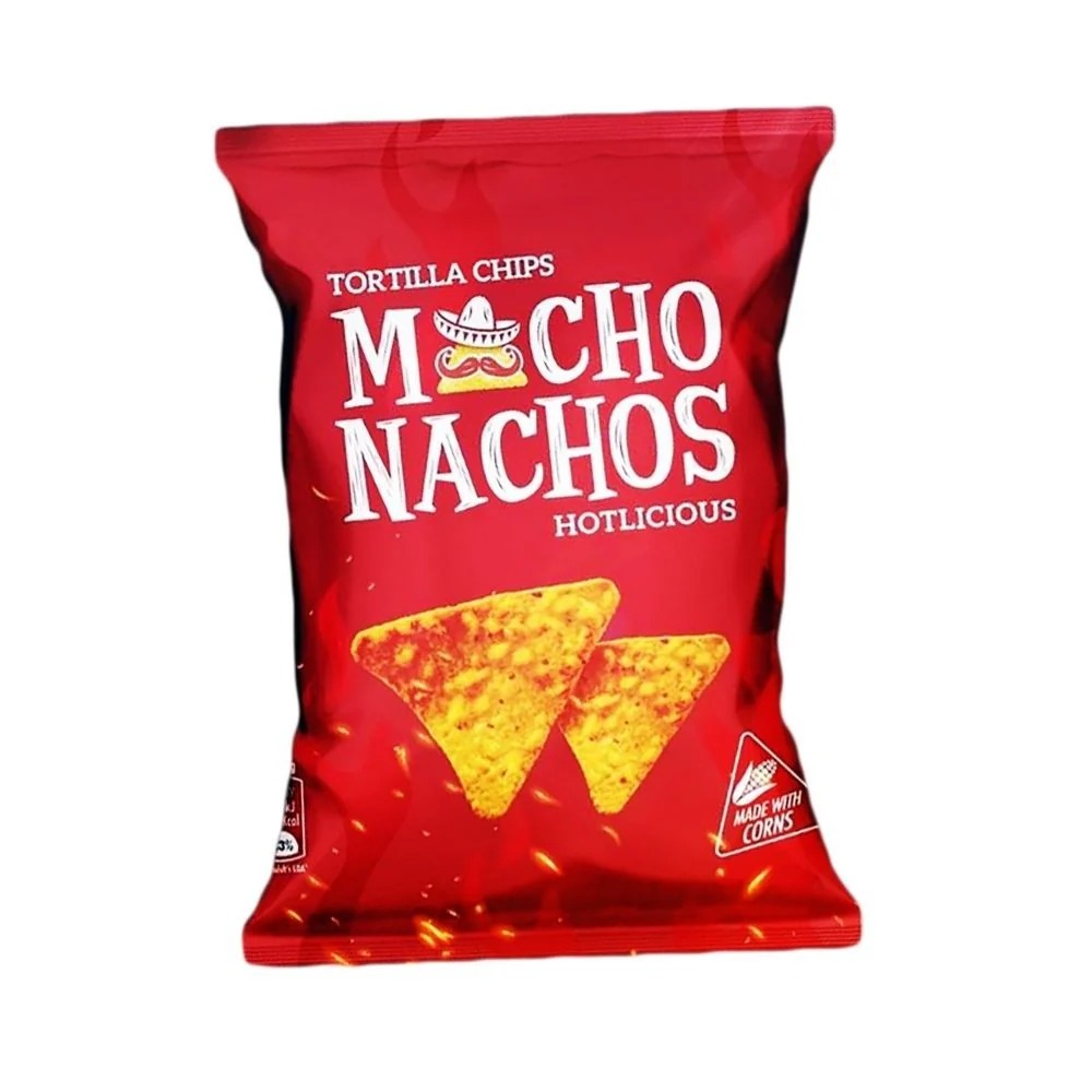 MACHO NACHOS HOTLICIOUS CHIPS 32 GRMS