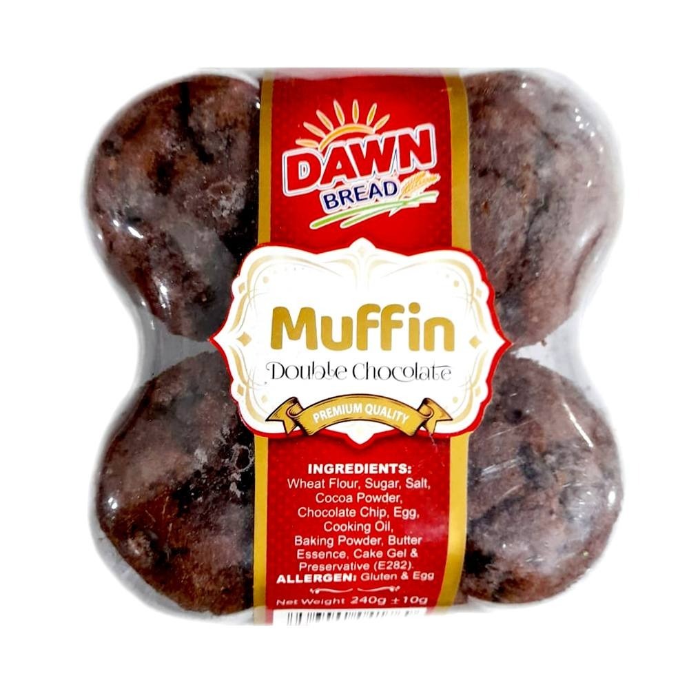 DAWN MUFFIN DOUBLE CHOCOLATE 240GM