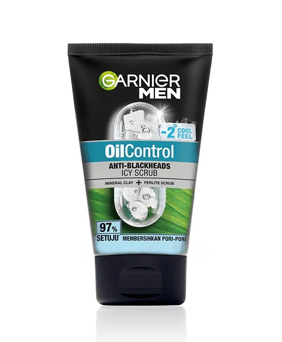 GARNIER MEN OIL CONTROL ICY SCRUB 100ML