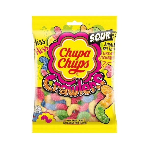 CHUPA CHUPS JELLY CRAWLERS  90GM