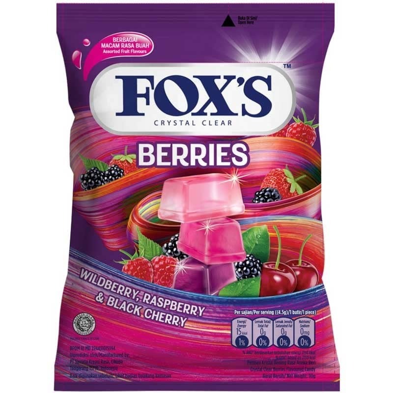 FOXS BERRIES 90 GRMS POUCH