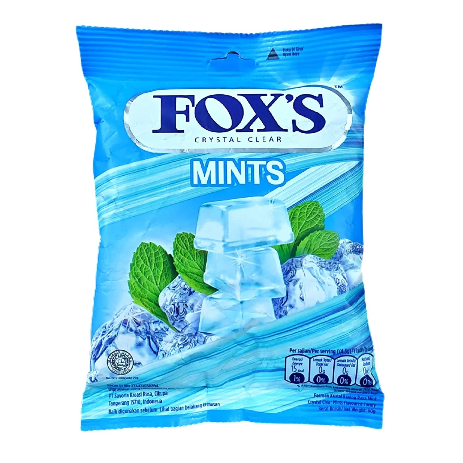 FOXS MINTS 90 GRMS POUCH