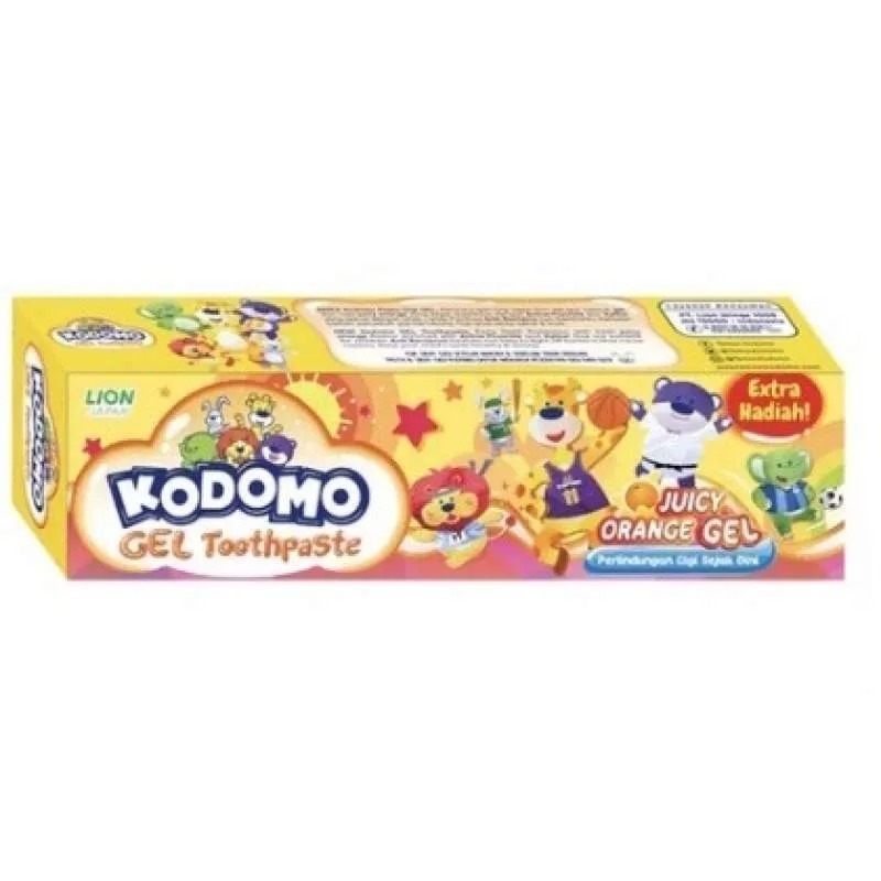 LION  KODOMO TOOTH PASTE 45 GRMS ORANGE