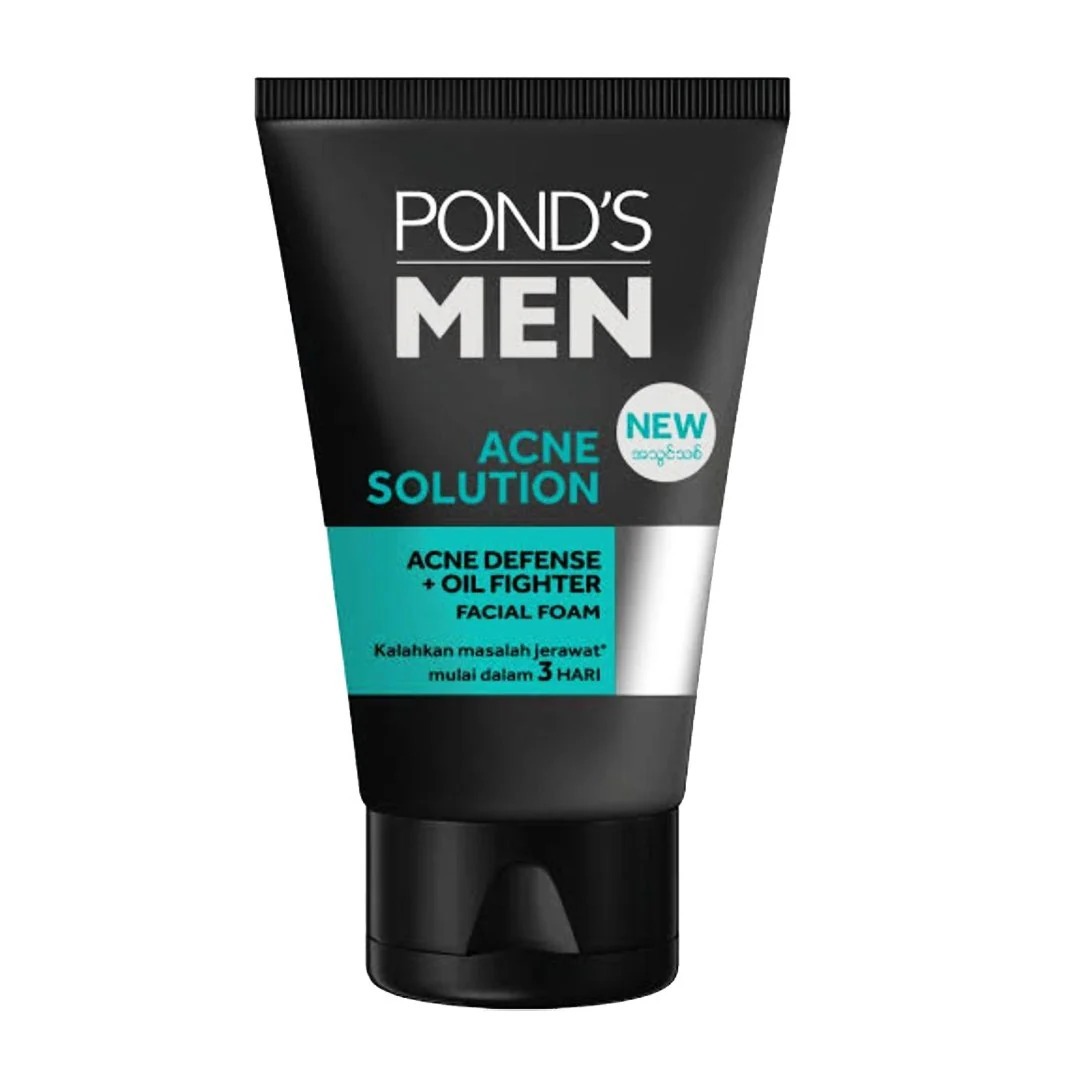 PONDS MEN FACE WASH 100G ACNE SOLUTION
