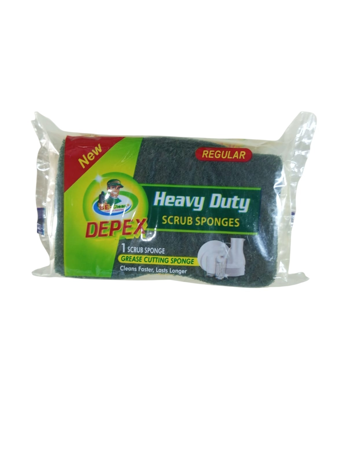 BE CLEAN SCRUB SPONGES REGULAR