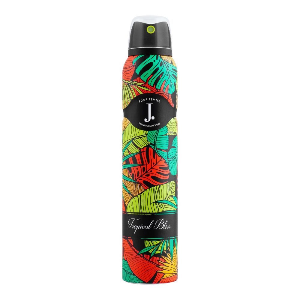 J. Tropical Bliss Body Spray For Women 200Ml