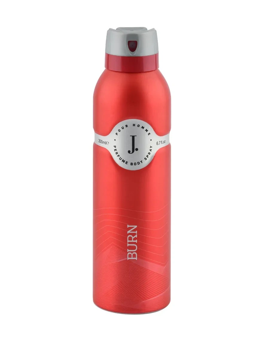 J. Burn Body Spray For Men 200Ml